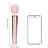  Loveline Wand Eggsy - Tête 49 mm Rose